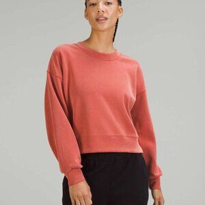 Lululemon Softstreme Perfectly Oversized Cropped Crew Sweatshirt Athleisure - 12